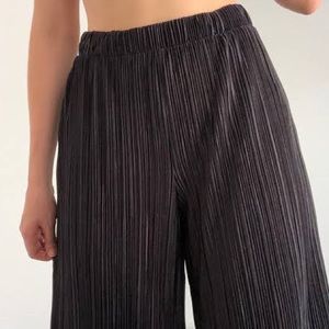 Sportsgirl Crinkle Pleat Crop Pants 